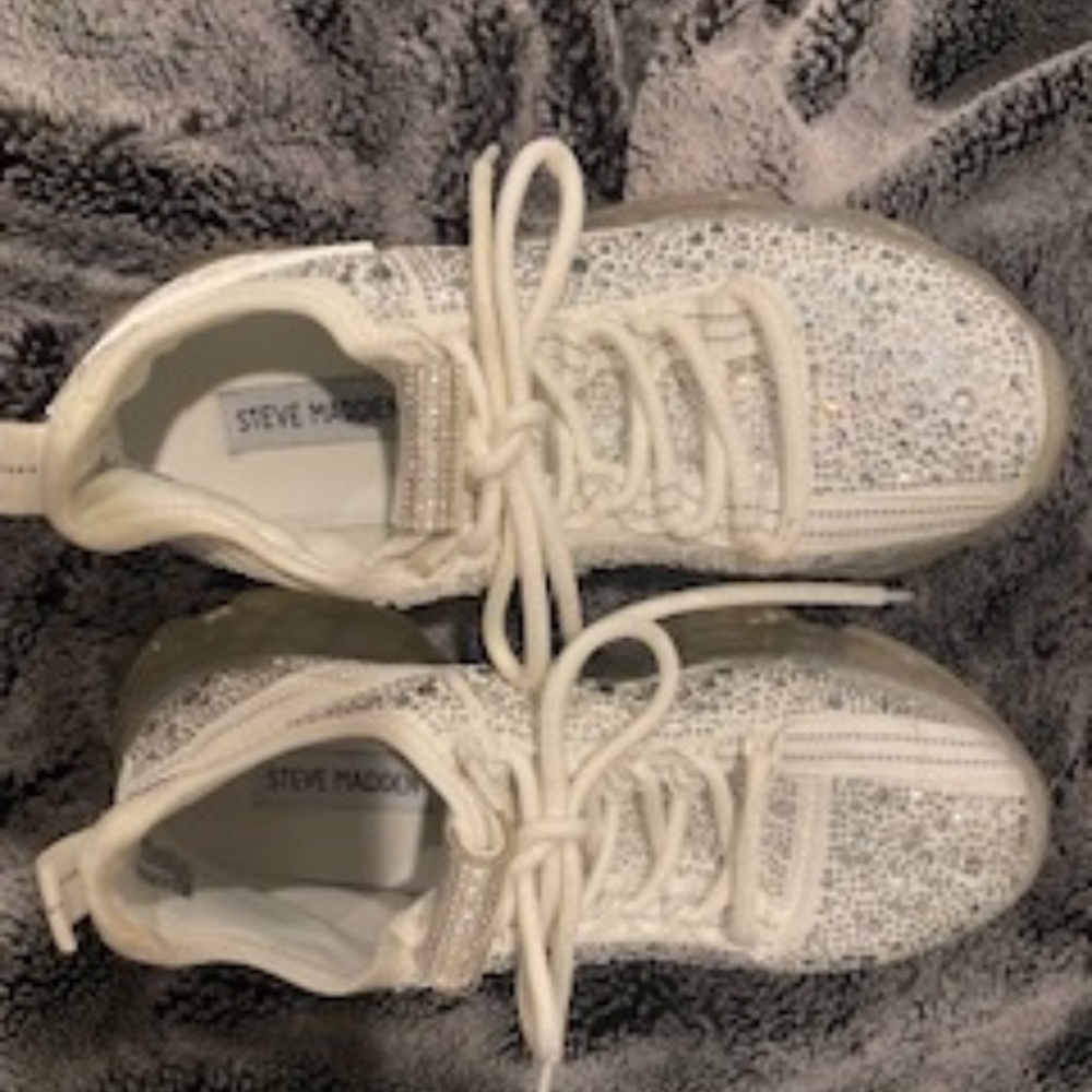 Steve Madden Sequin Tennis Shoes